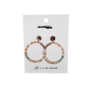 🆕️ Ann Taylor Loft Beaded Hoop Earrings